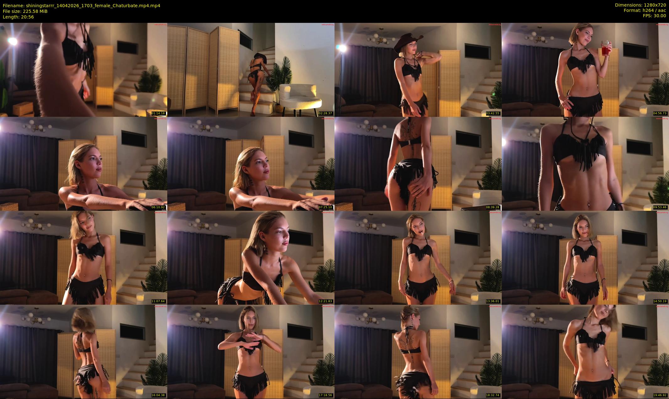 shiningstarrr — 21 minute Chaturbate female cam show recording, 720p, Apr 14, 2026