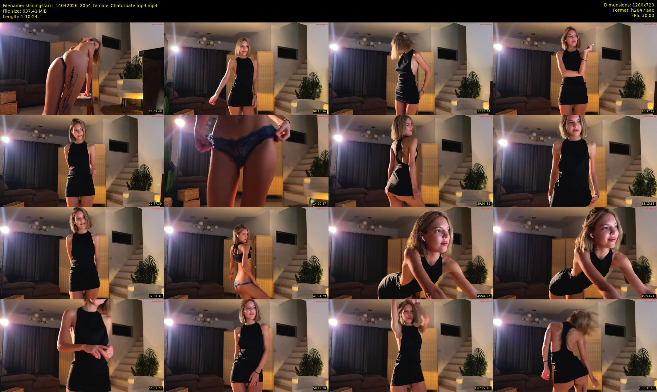 shiningstarrr — 71 minute Chaturbate female cam show recording, 720p, Apr 14, 2026