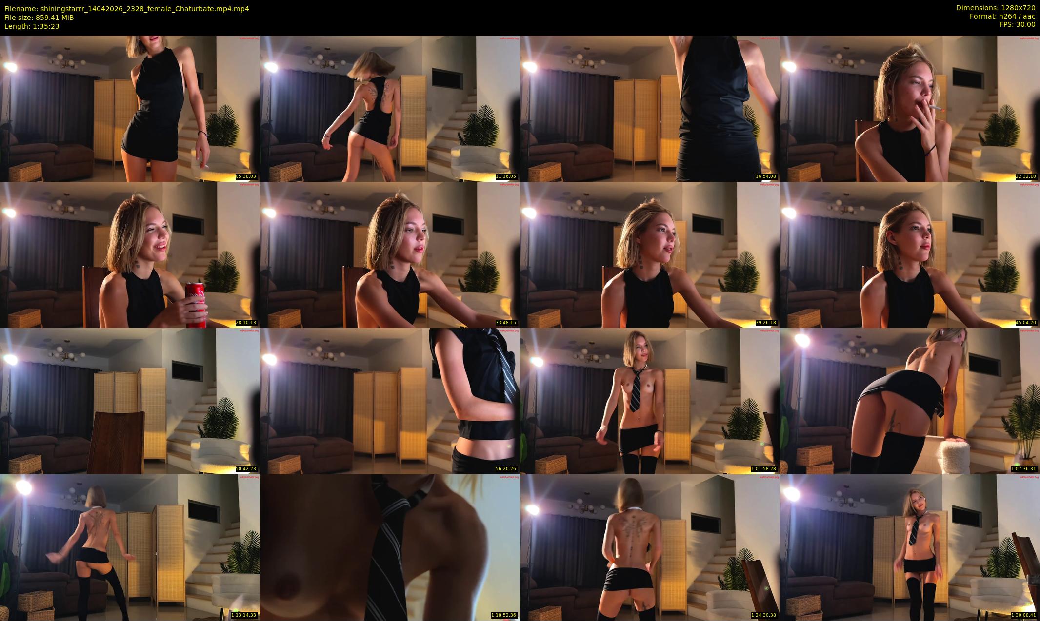 shiningstarrr — 96 minute Chaturbate female cam show recording, 720p, Apr 14, 2026