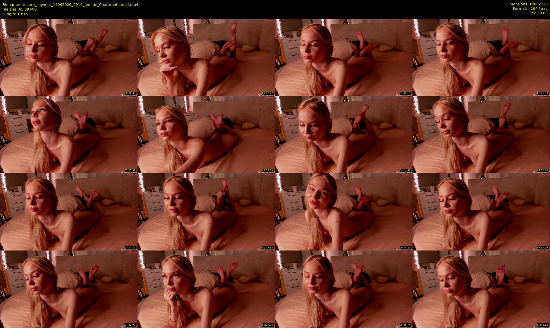sincere_shyness — 11 minute Chaturbate female cam show recording, 720p, Apr 14, 2026