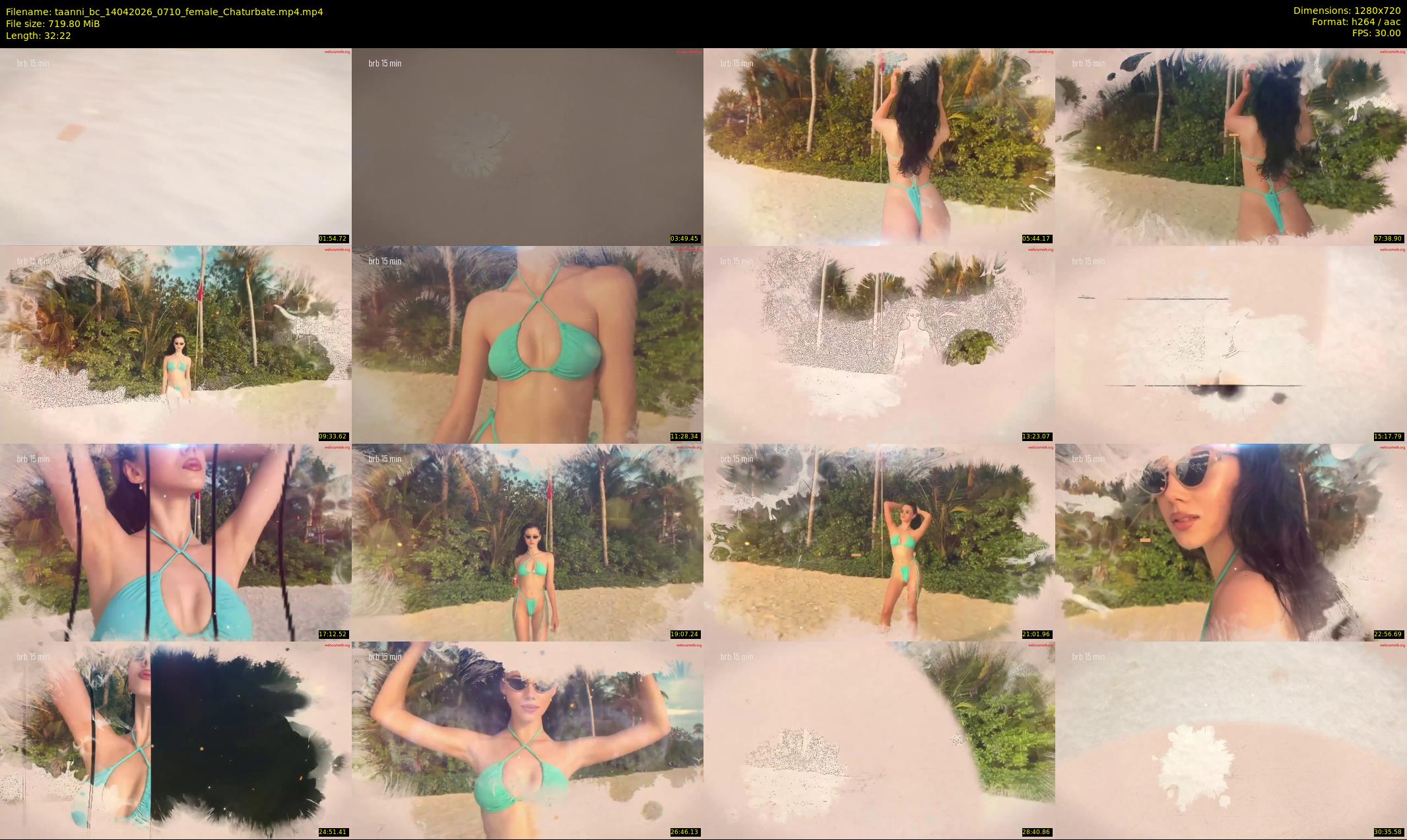 taanni_bc — 33 minute Chaturbate female cam show recording, 720p, Apr 14, 2026