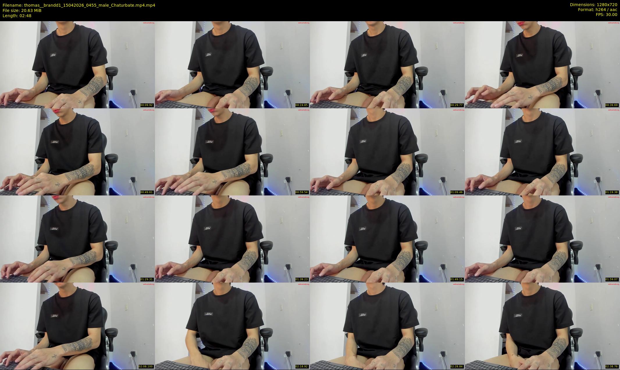 thomas__brandd1 — 3 minute Chaturbate male cam show recording, 720p, Apr 15, 2026