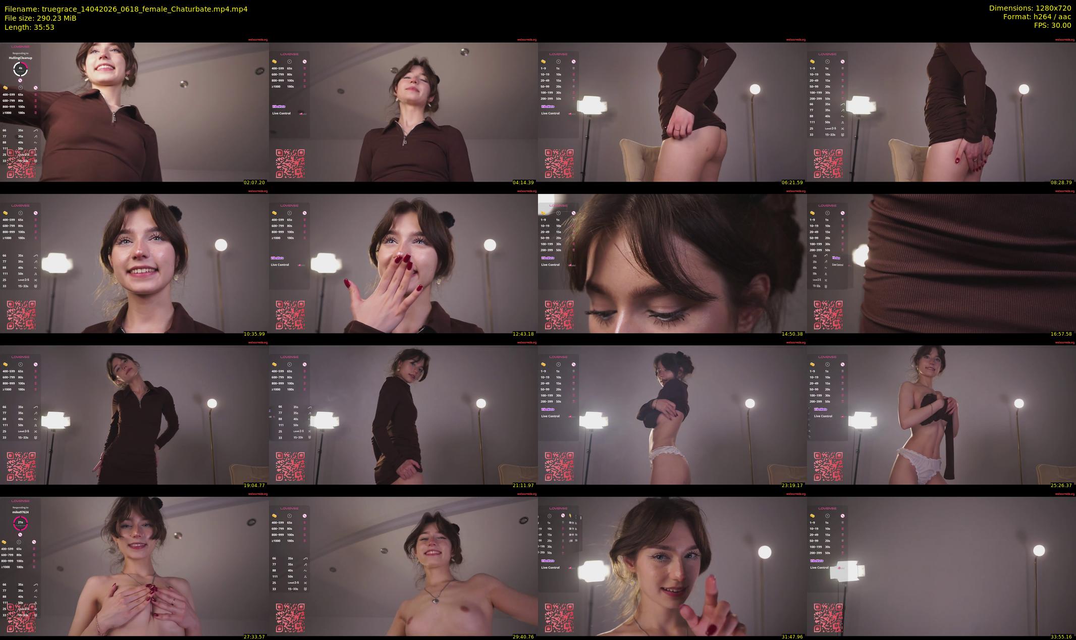 truegrace — 36 minute Chaturbate female cam show recording, 720p, Apr 14, 2026