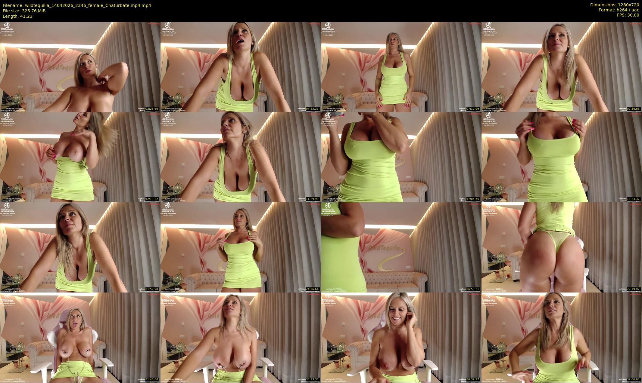 wildtequilla — 42 minute Chaturbate couple cam show recording, 720p, Apr 14, 2026