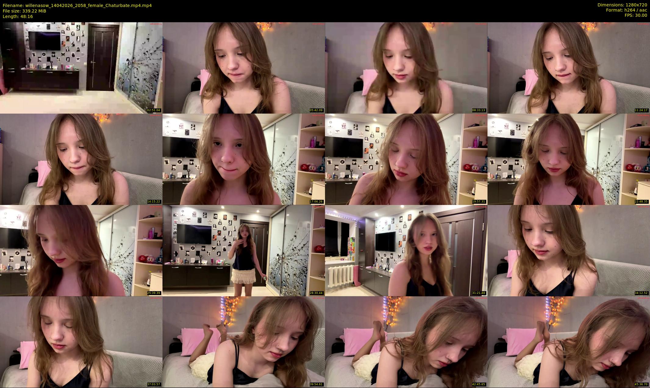 willenasow — 49 minute Chaturbate female cam show recording, 720p, Apr 14, 2026