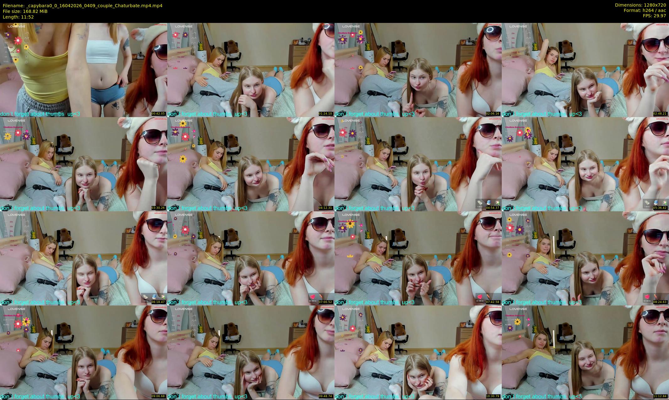 _capybara0_0 — 12 minute Chaturbate couple cam show recording, 720p, Apr 16, 2026