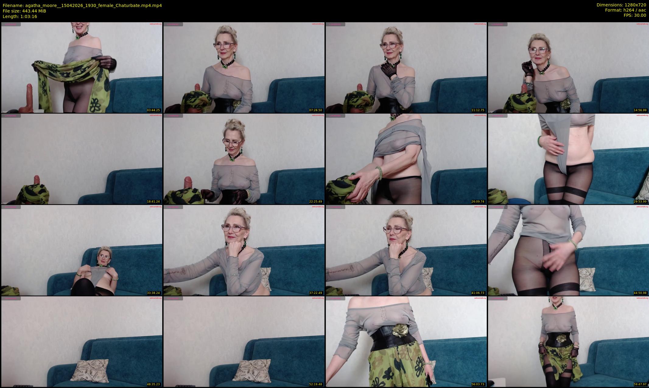 agatha_moore_ — 64 minute Chaturbate female cam show recording, 720p, Apr 15, 2026