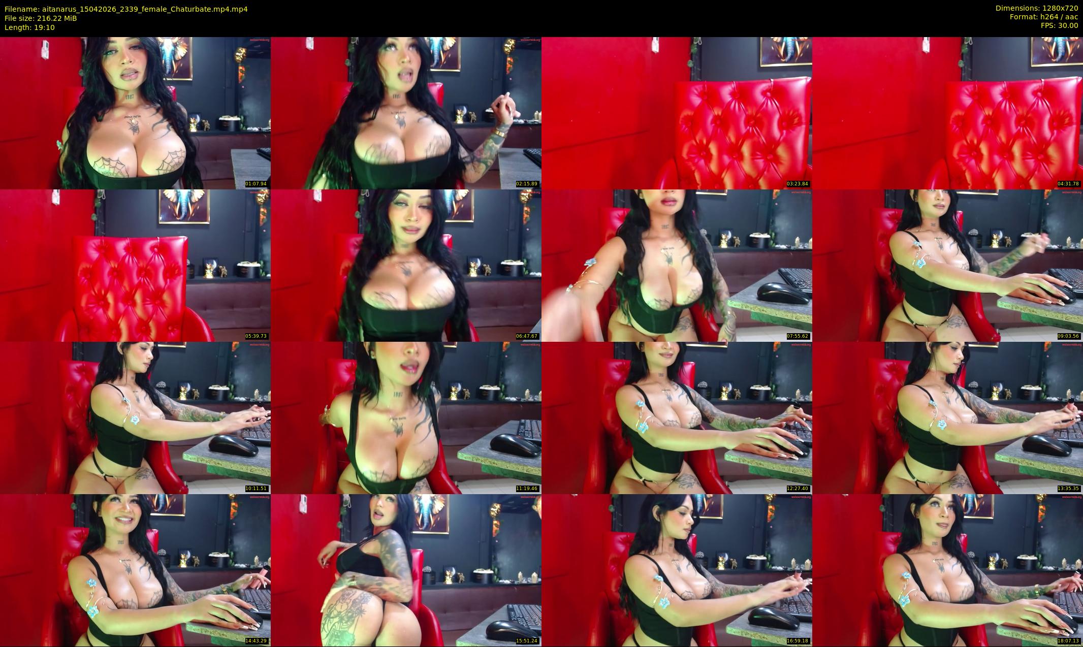 aitanarus — 20 minute Chaturbate female cam show recording, 720p, Apr 15, 2026