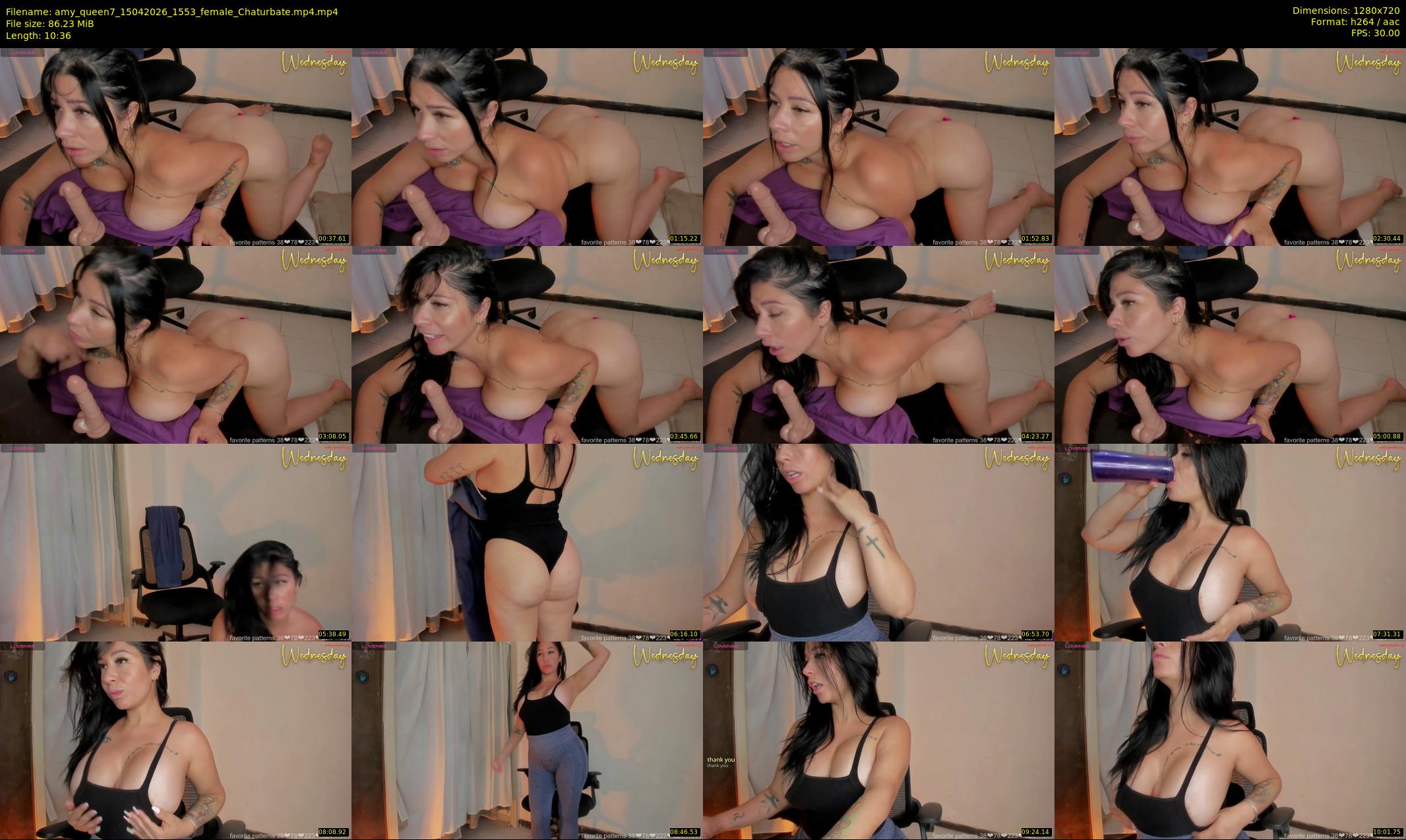 amy_queen7 — 11 minute Chaturbate female cam show recording, 720p, Apr 15, 2026