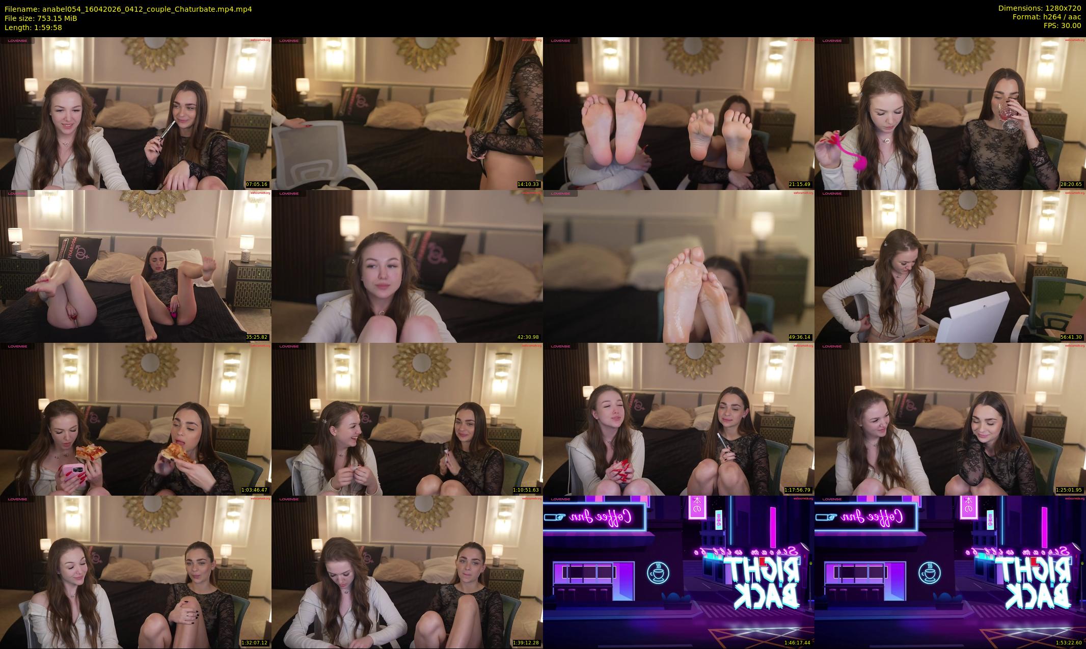 anabel054 — 120 minute Chaturbate female cam show recording, 720p, Apr 16, 2026