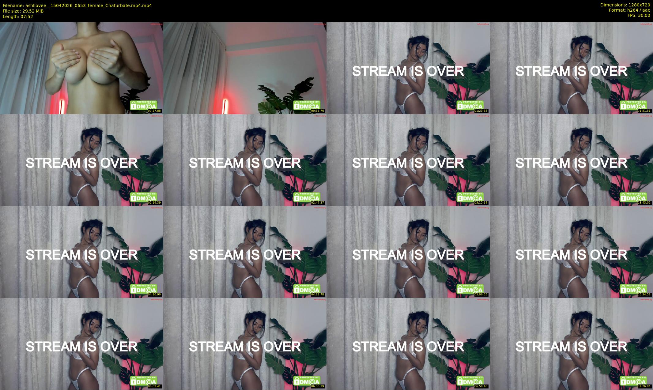 ashllovee_ — 8 minute Chaturbate female cam show recording, 720p, Apr 15, 2026