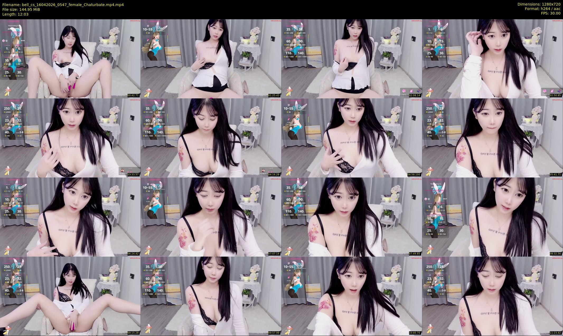 bell_cs — 13 minute Chaturbate female cam show recording, 720p, Apr 16, 2026