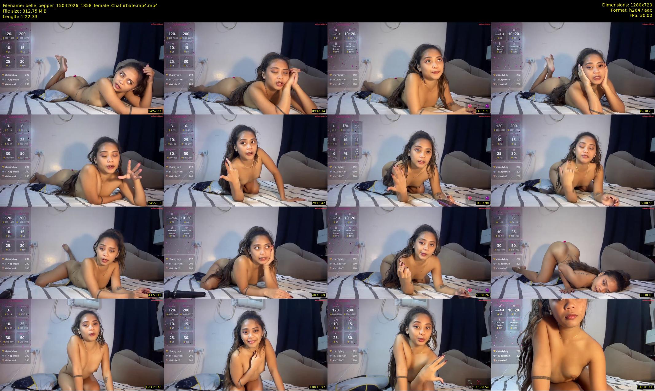 belle_pepper — 83 minute Chaturbate female cam show recording, 720p, Apr 15, 2026