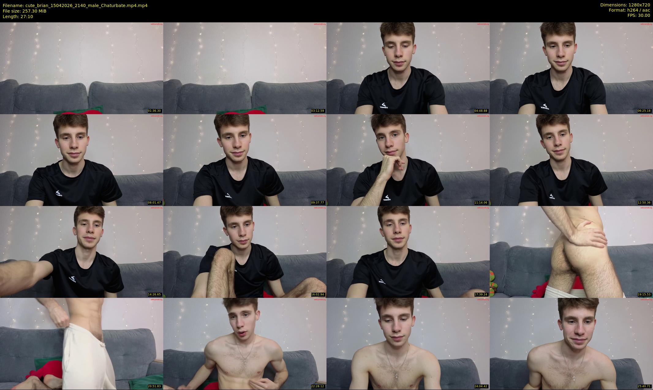 cute_brian — 28 minute Chaturbate male cam show recording, 720p, Apr 15, 2026