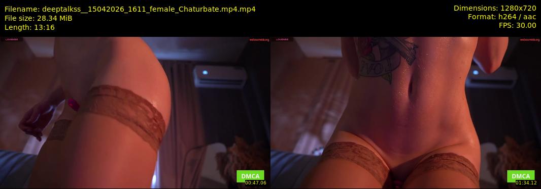 deeptalkss_ — 14 minute Chaturbate female cam show recording, 720p, Apr 15, 2026