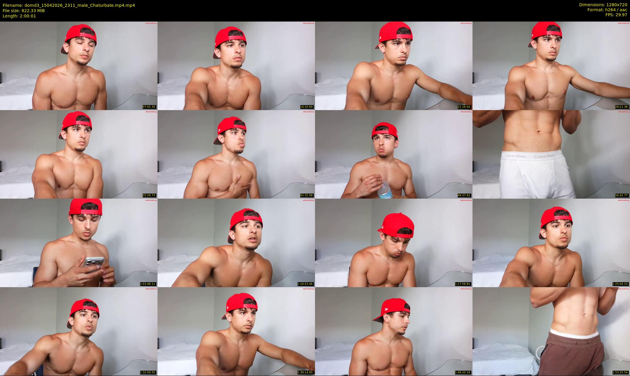 domd3 — 121 minute Chaturbate male cam show recording, 720p, Apr 15, 2026