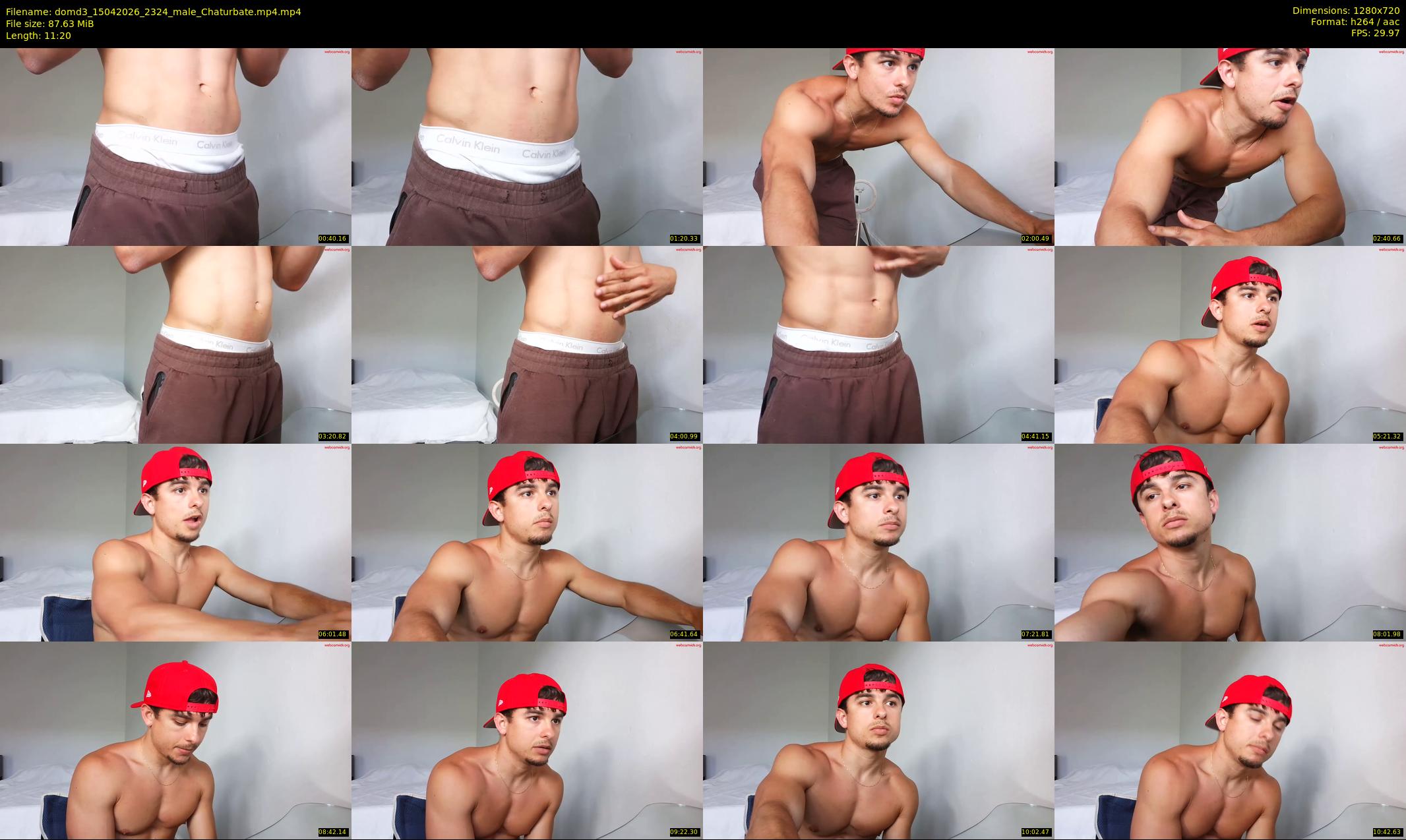 domd3 — 12 minute Chaturbate male cam show recording, 720p, Apr 15, 2026