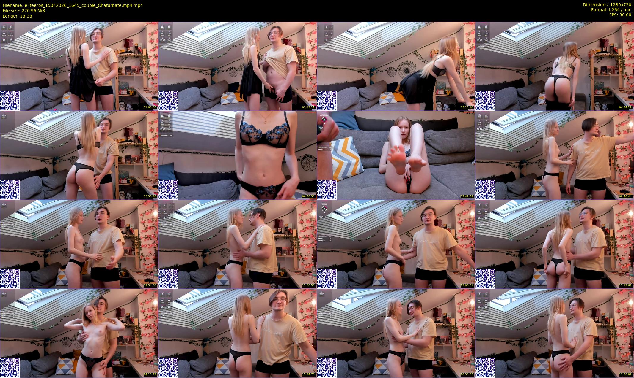 eliteeros — 19 minute Chaturbate couple cam show recording, 720p, Apr 15, 2026