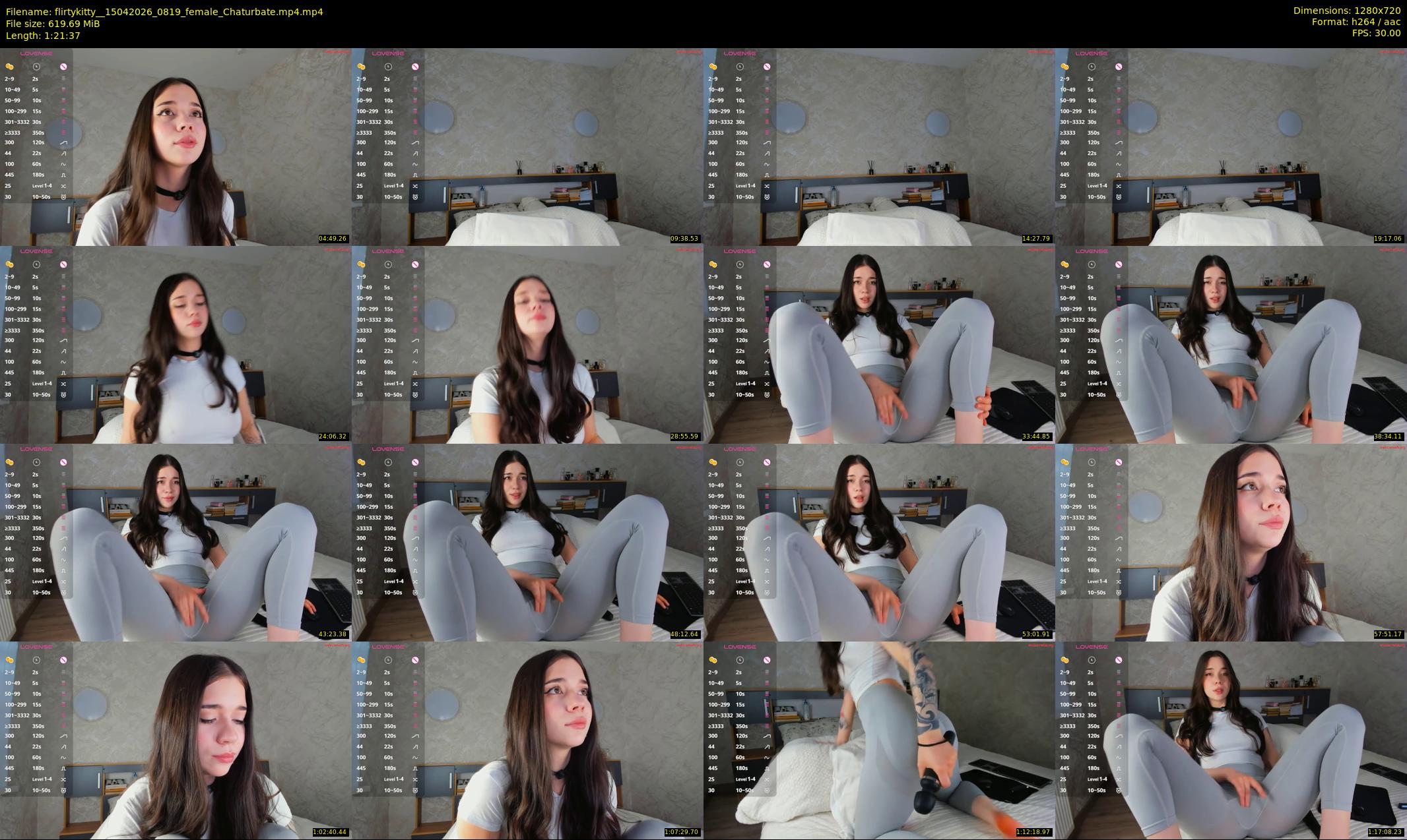 flirtykitty_ — 82 minute Chaturbate female cam show recording, 720p, Apr 15, 2026