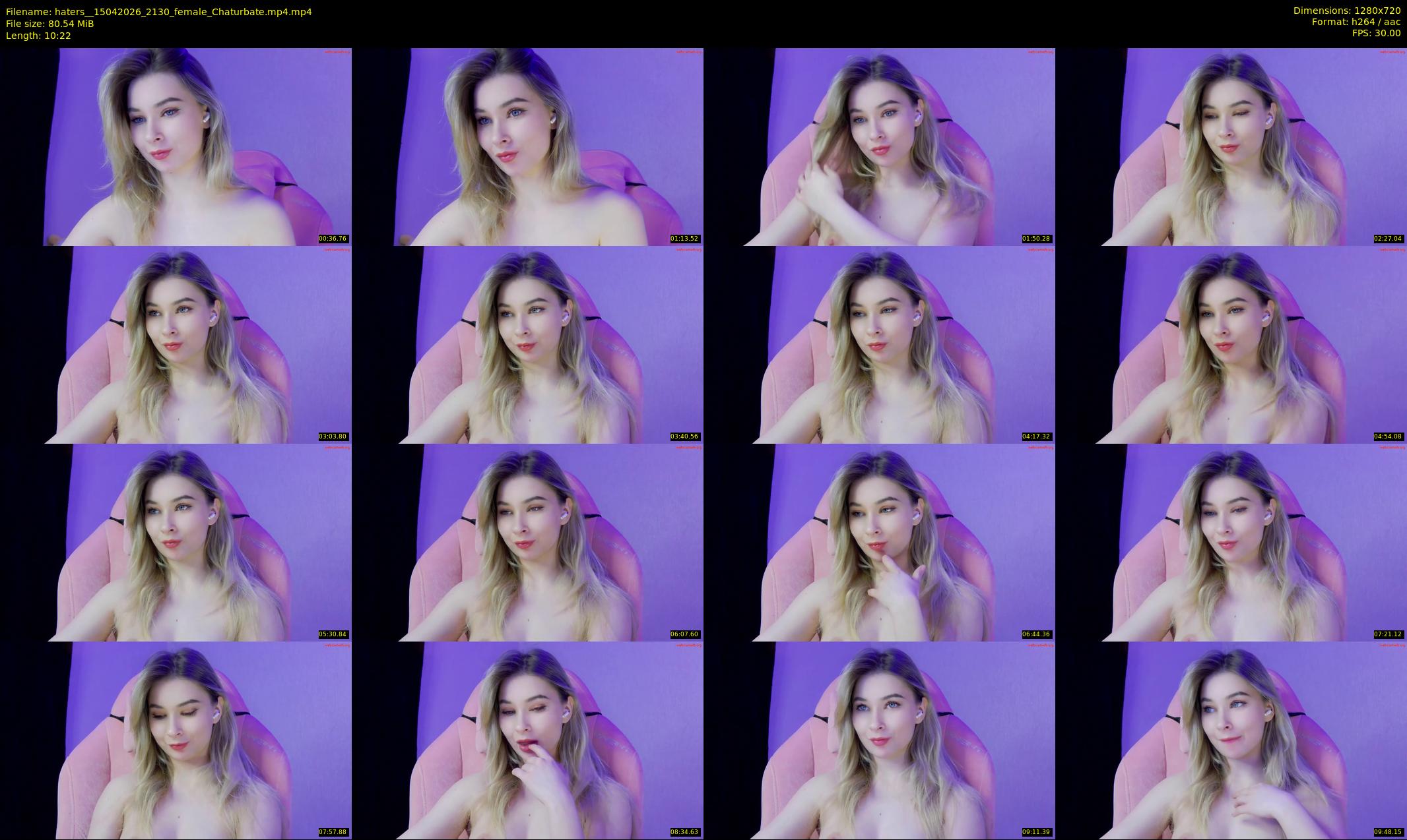 haters_ — 11 minute Chaturbate female cam show recording, 720p, Apr 15, 2026