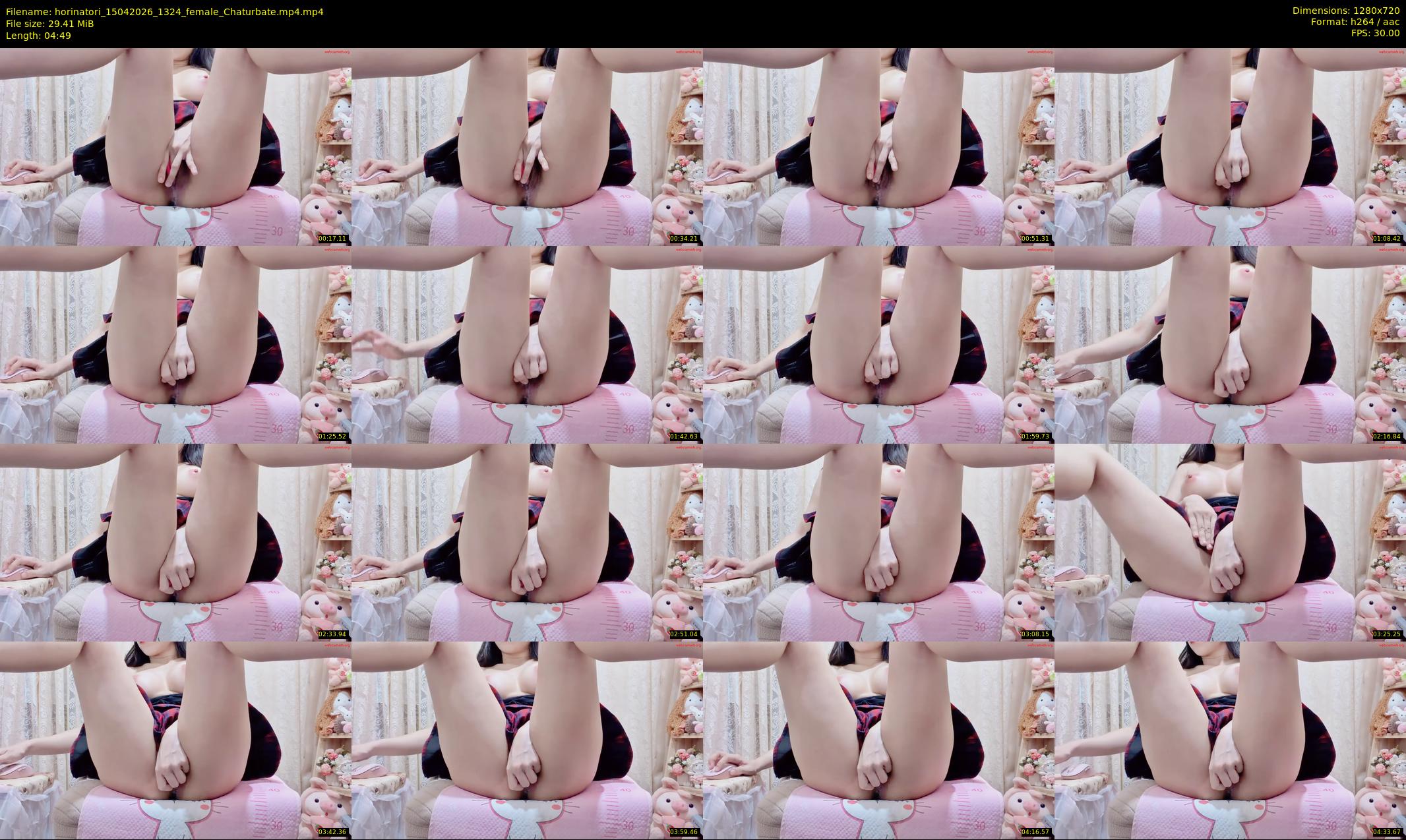 horinatori — 5 minute Chaturbate female cam show recording, 720p, Apr 15, 2026