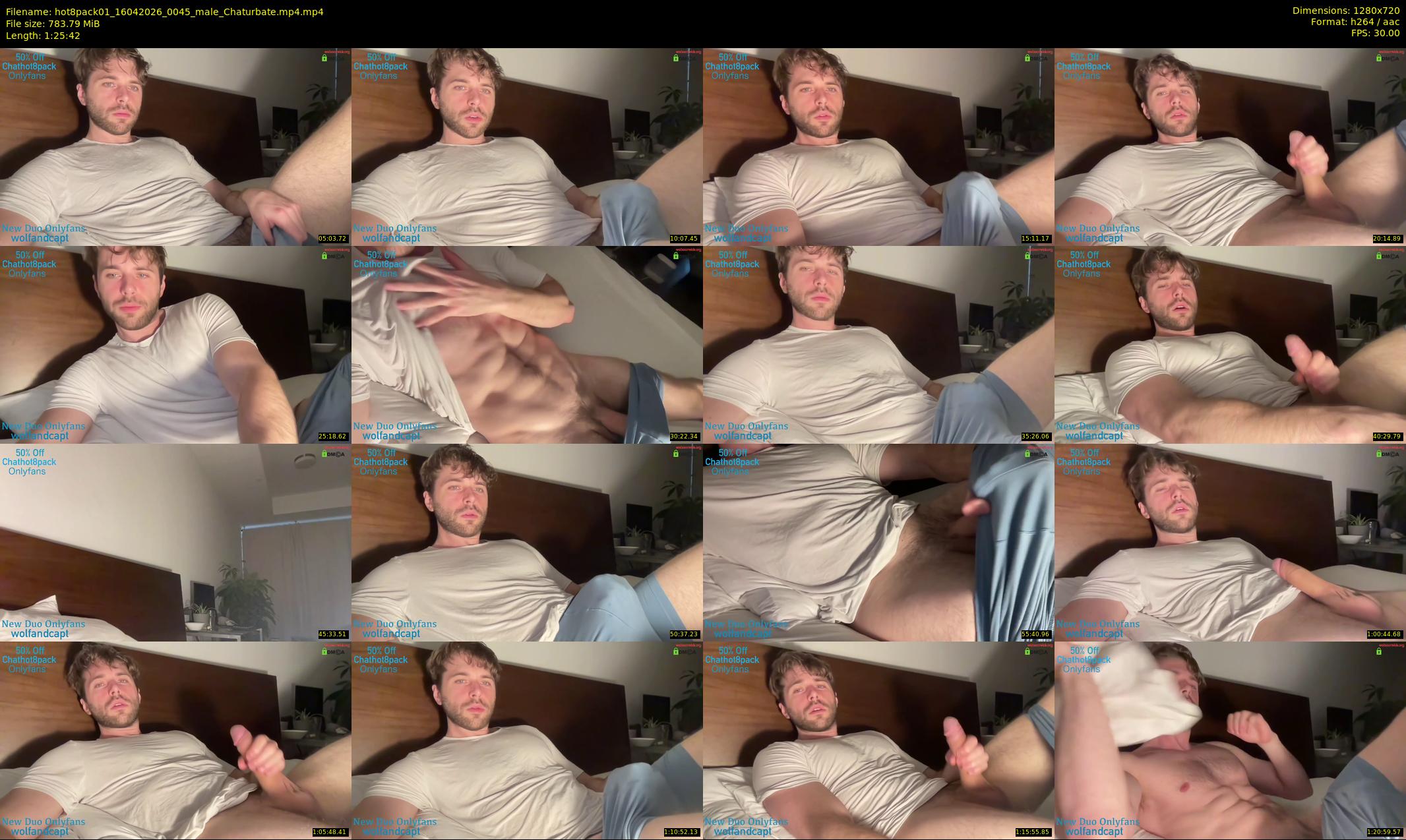 hot8pack01 — 86 minute Chaturbate male cam show recording, 720p, Apr 16, 2026