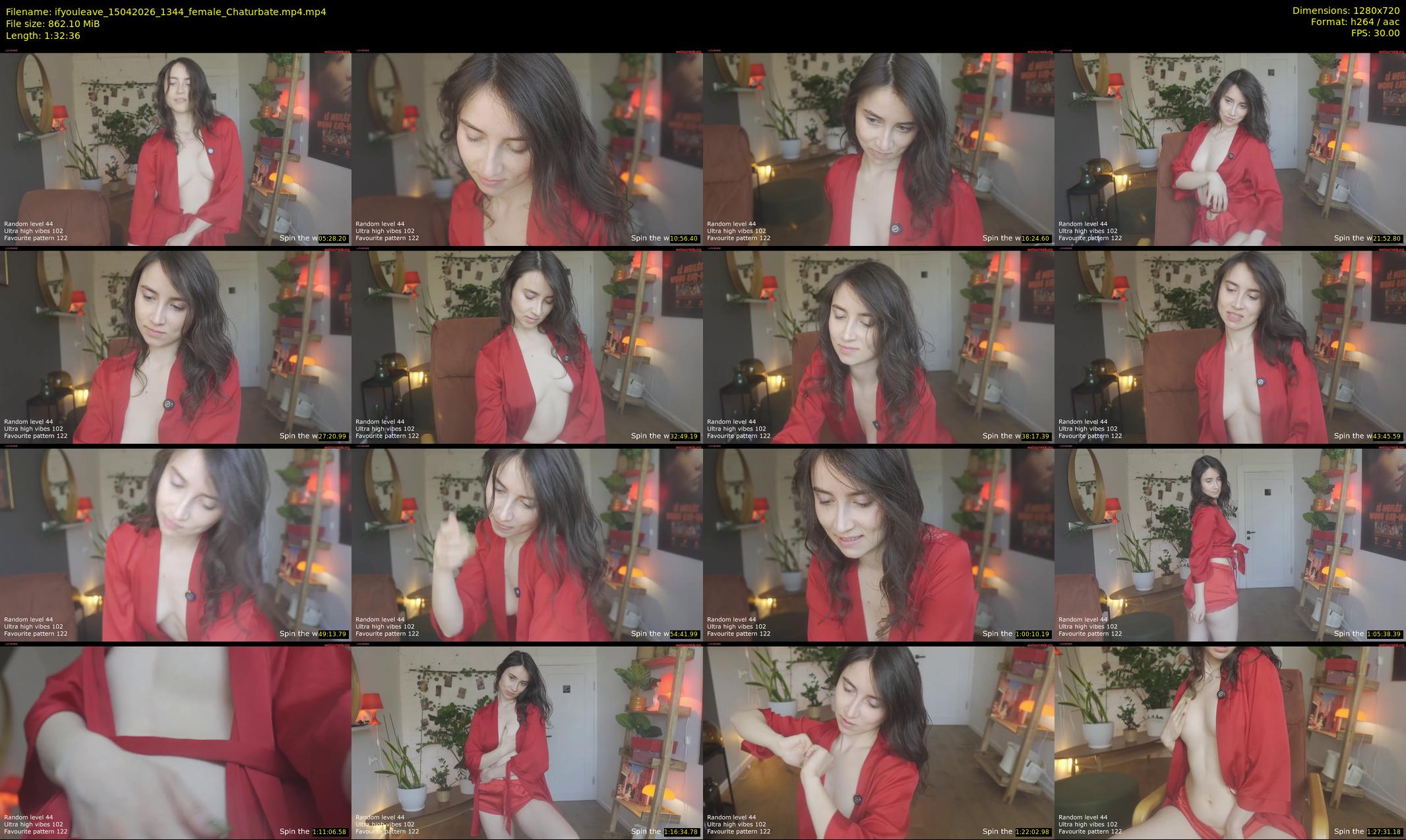 ifyouleave — 93 minute Chaturbate female cam show recording, 720p, Apr 15, 2026
