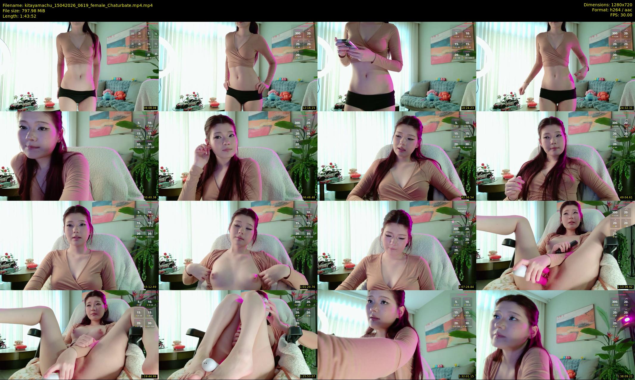 kitayamachu — 104 minute Chaturbate female cam show recording, 720p, Apr 15, 2026