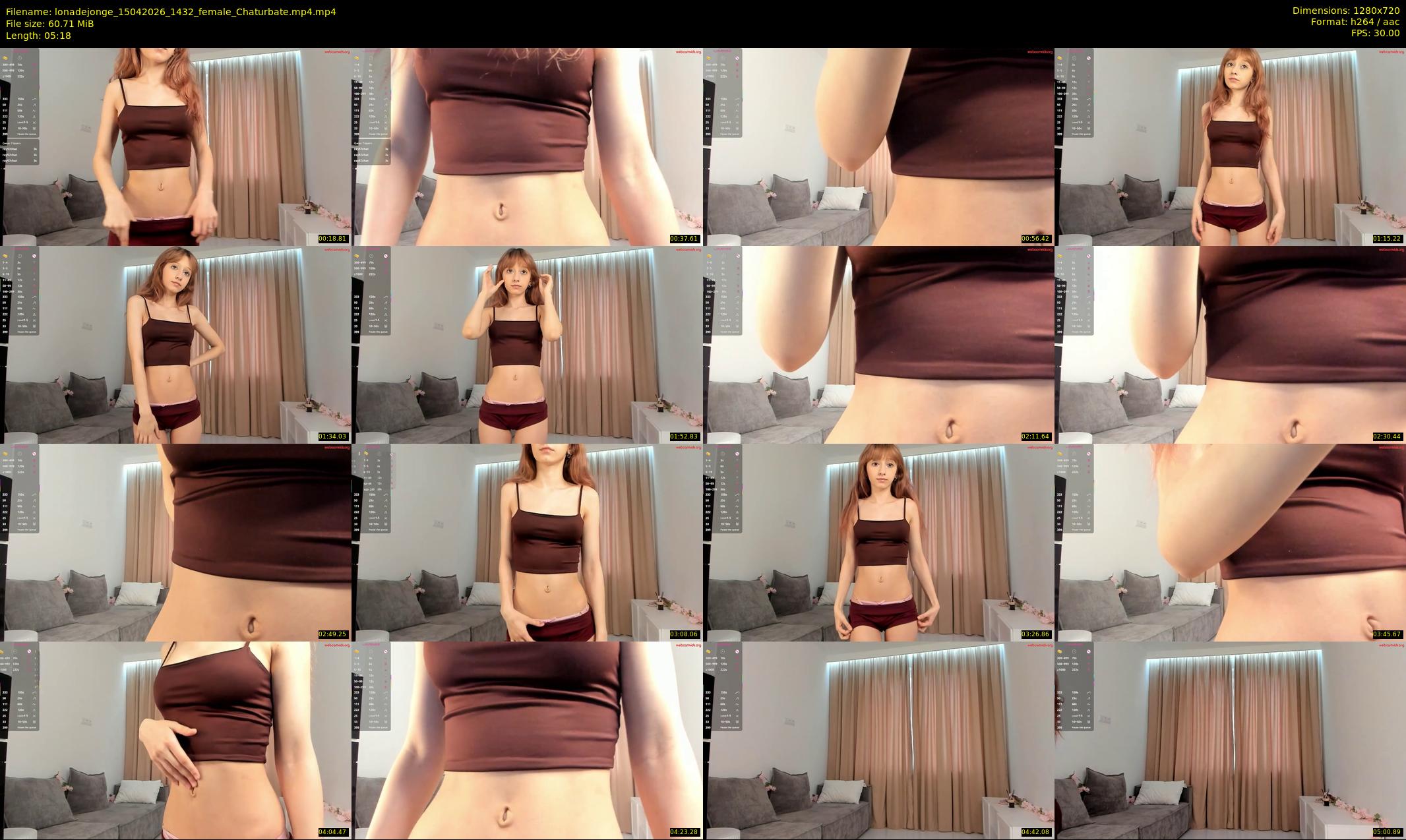 lonadejonge — 6 minute Chaturbate female cam show recording, 720p, Apr 15, 2026