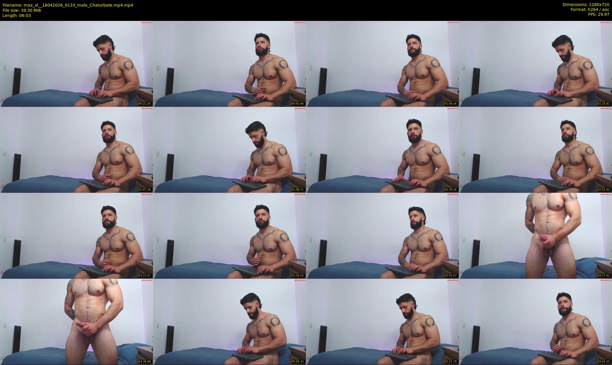 max_xl_ — 7 minute Chaturbate male cam show recording, 720p, Apr 16, 2026