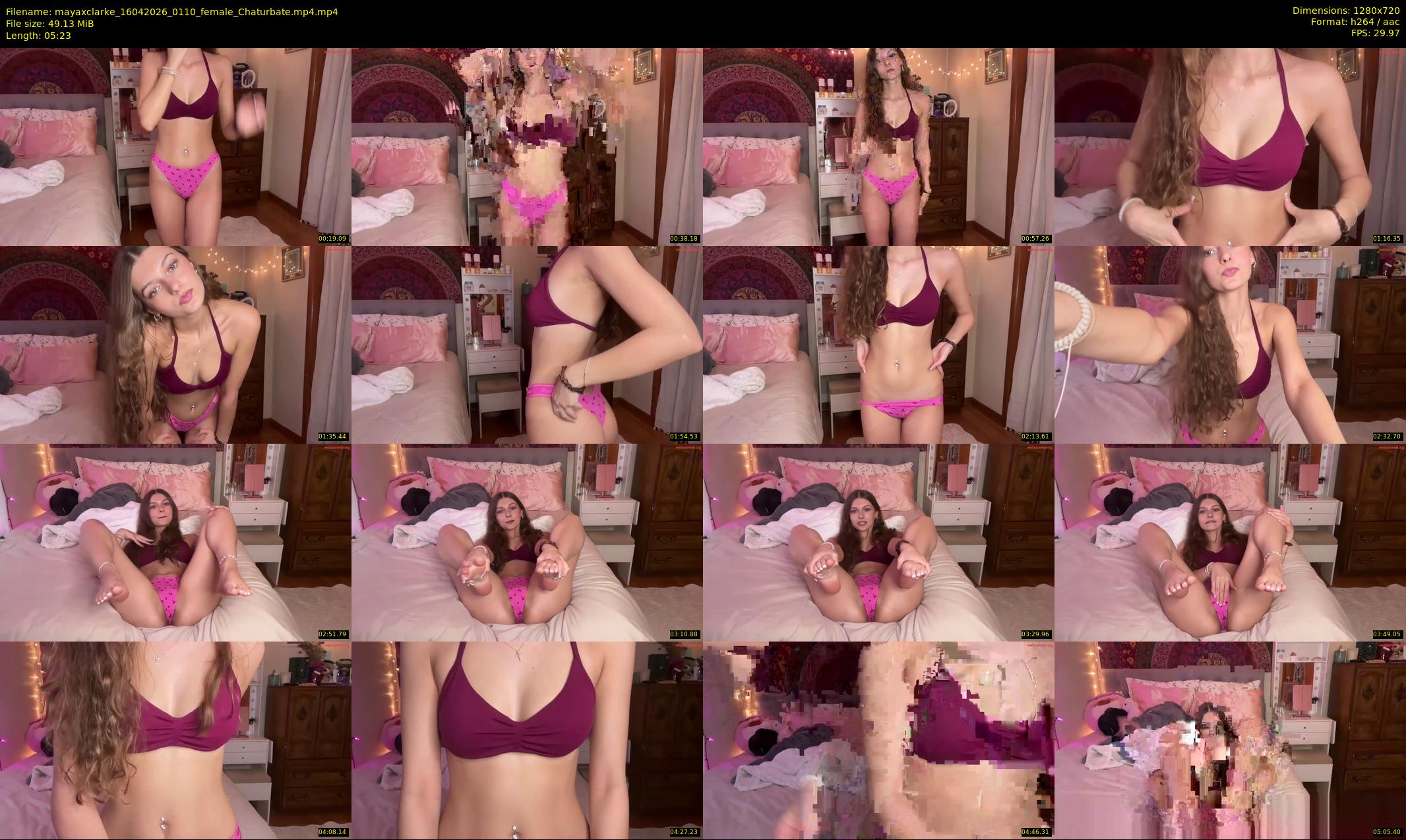 mayaxclarke — 6 minute Chaturbate female cam show recording, 720p, Apr 16, 2026