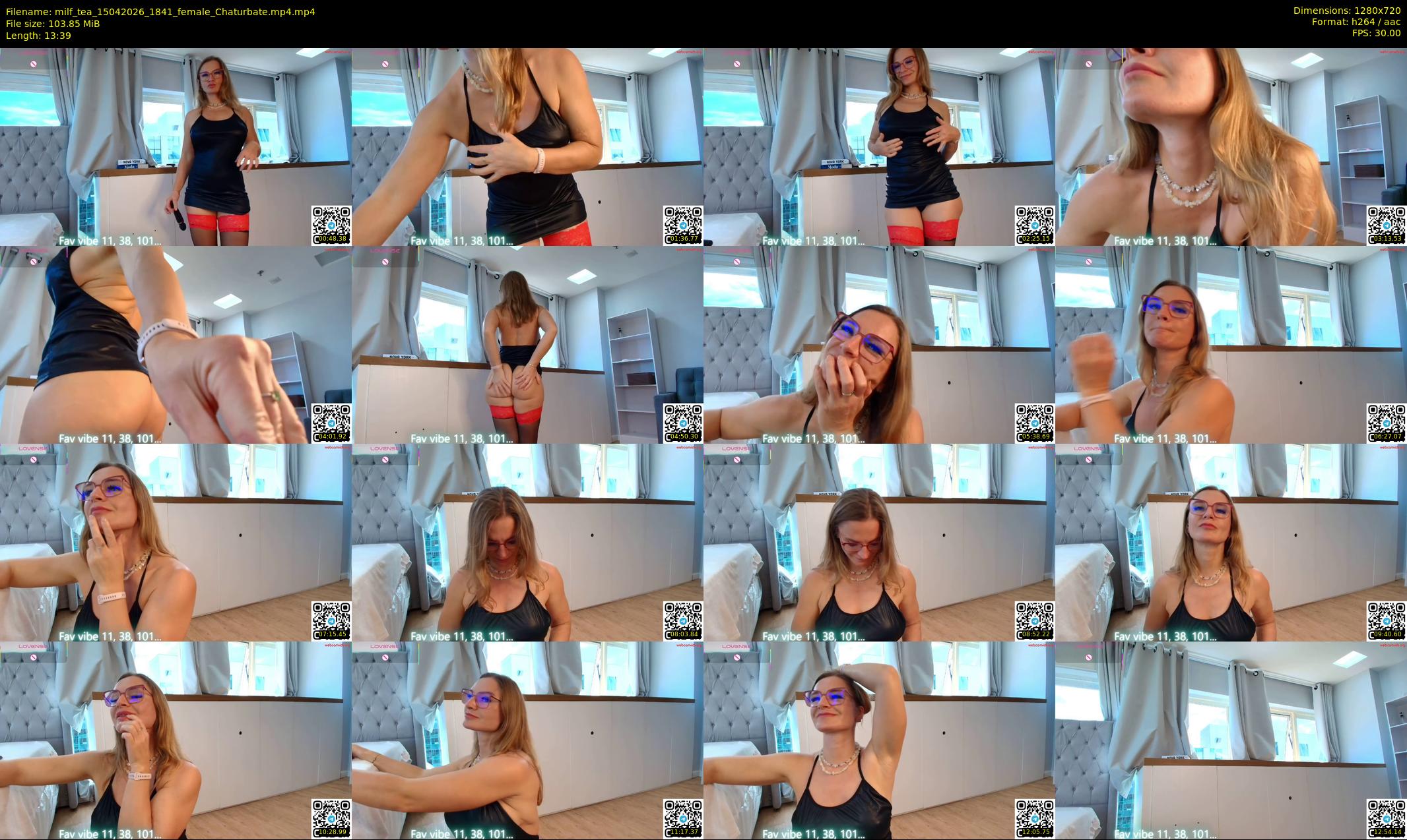 milf_tea — 14 minute Chaturbate female cam show recording, 720p, Apr 15, 2026
