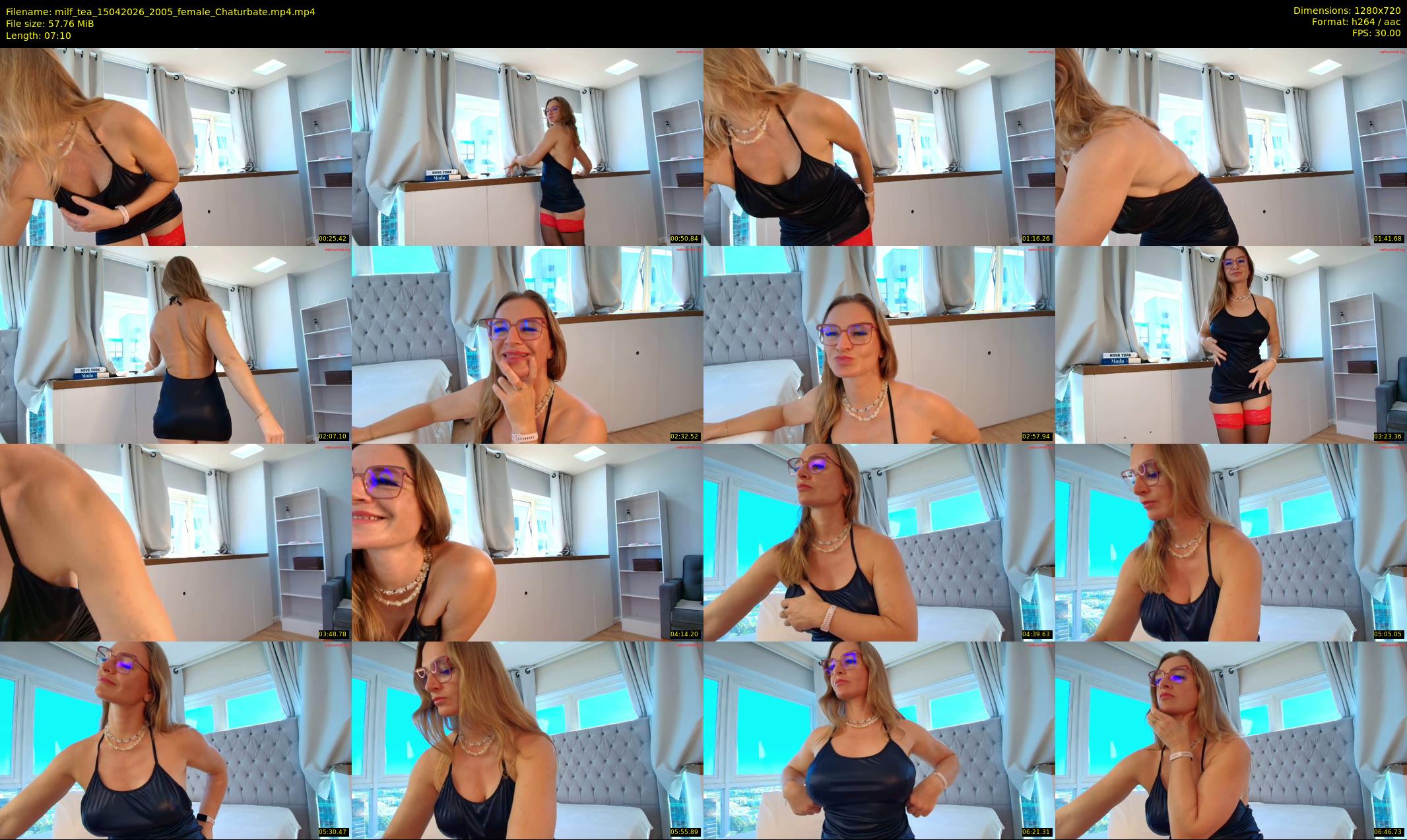 milf_tea — 8 minute Chaturbate female cam show recording, 720p, Apr 15, 2026