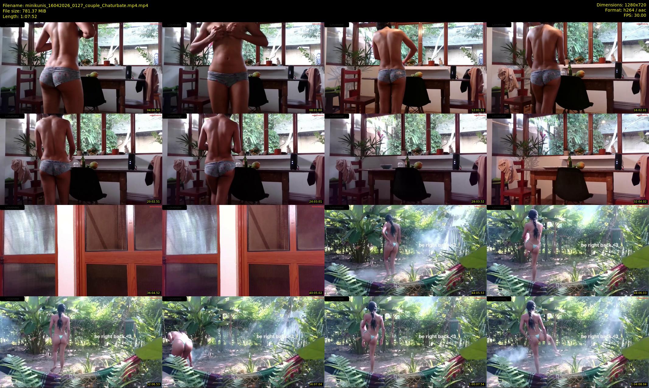 minikunis — 68 minute Chaturbate couple cam show recording, 720p, Apr 16, 2026