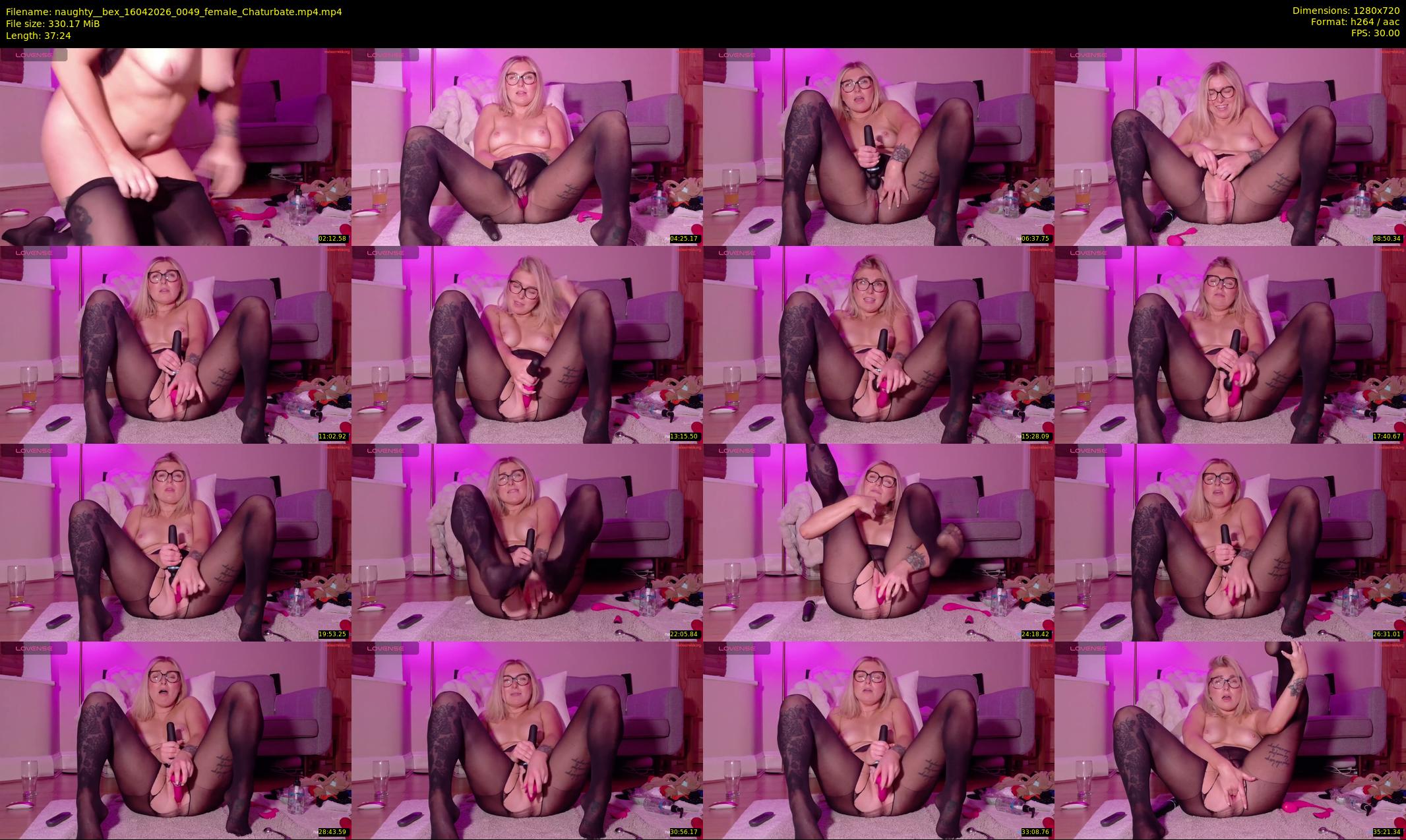 naughty__bex — 38 minute Chaturbate female cam show recording, 720p, Apr 16, 2026