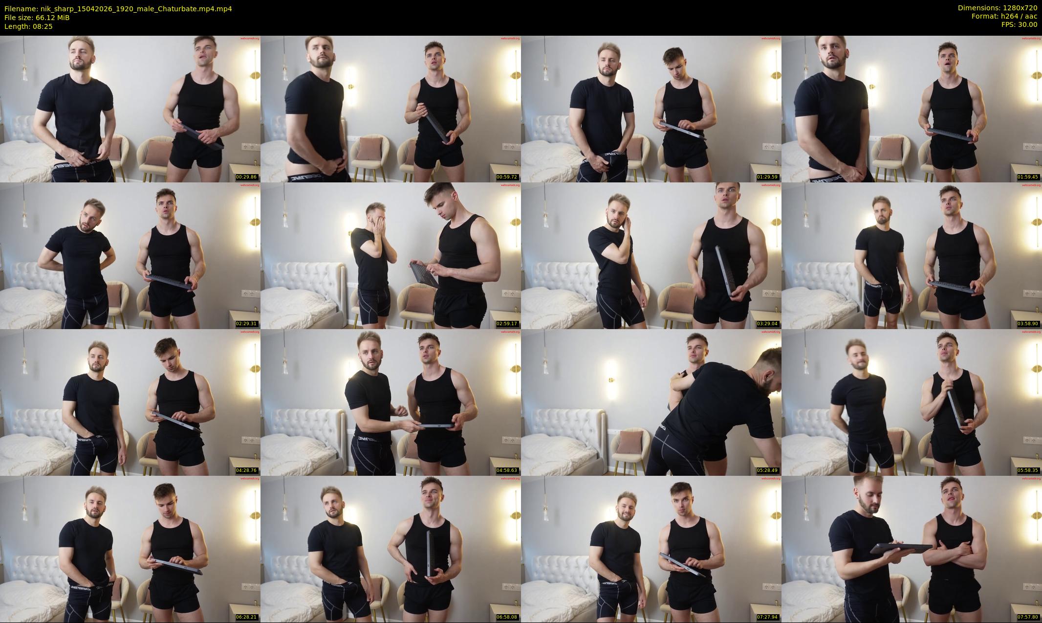 nik_sharp — 9 minute Chaturbate male cam show recording, 720p, Apr 15, 2026