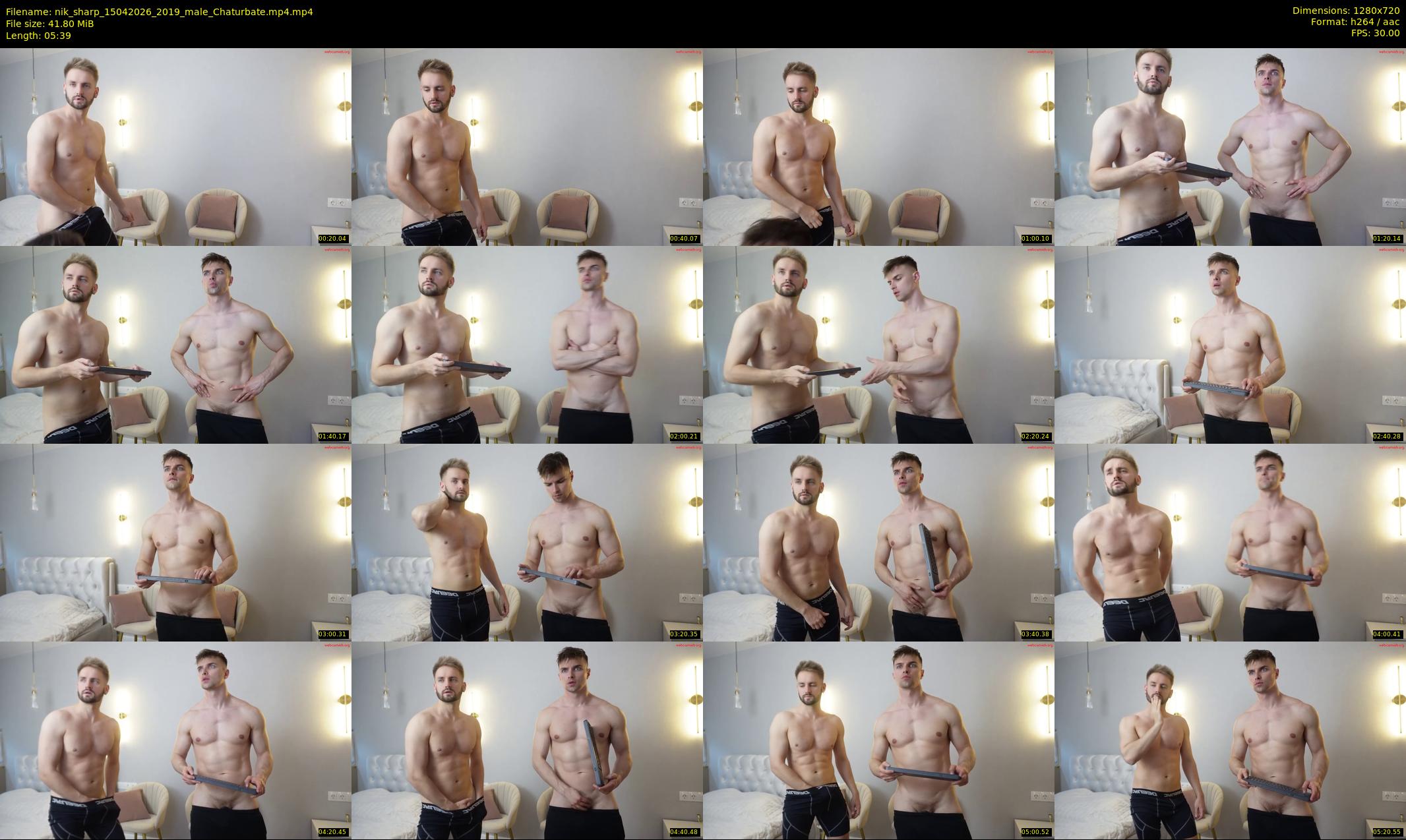 nik_sharp — 6 minute Chaturbate male cam show recording, 720p, Apr 15, 2026