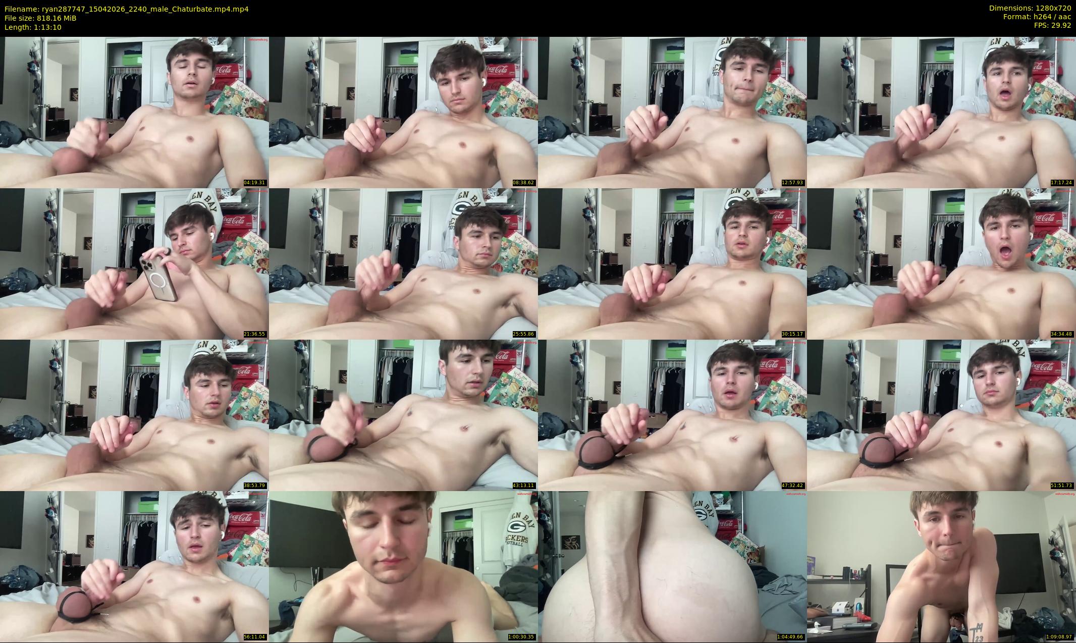 ryan287747 — 74 minute Chaturbate male cam show recording, 720p, Apr 15, 2026