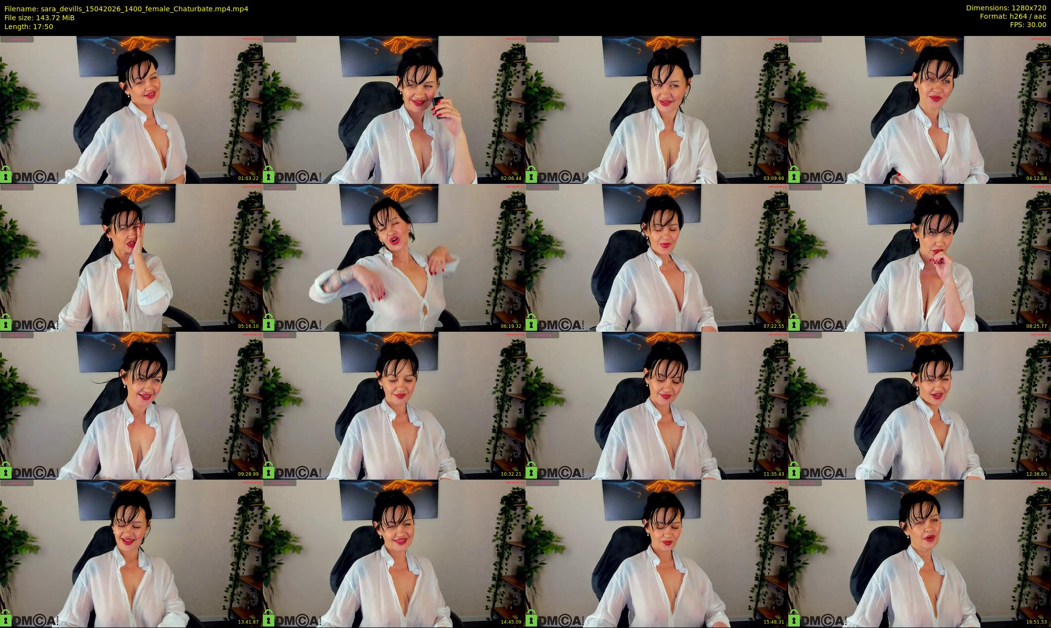 sara_devills — 18 minute Chaturbate female cam show recording, 720p, Apr 15, 2026