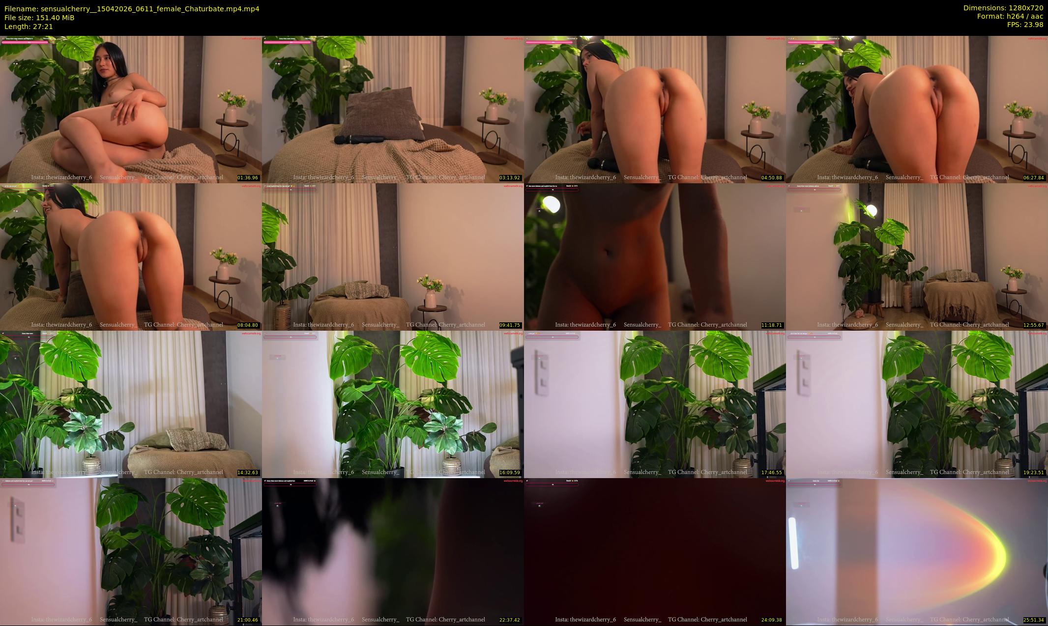sensualcherry_ — 28 minute Chaturbate female cam show recording, 720p, Apr 15, 2026