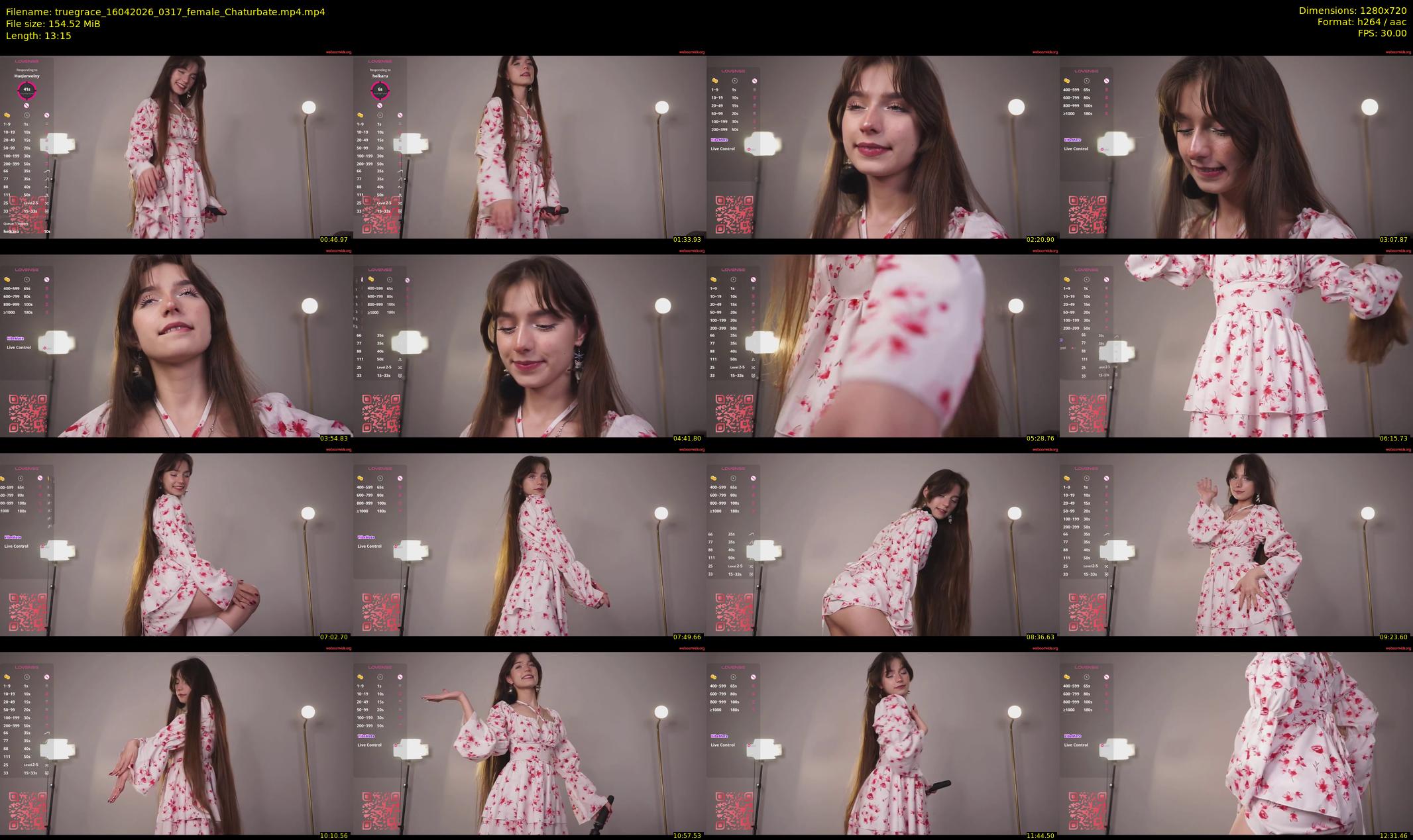truegrace — 14 minute Chaturbate female cam show recording, 720p, Apr 16, 2026