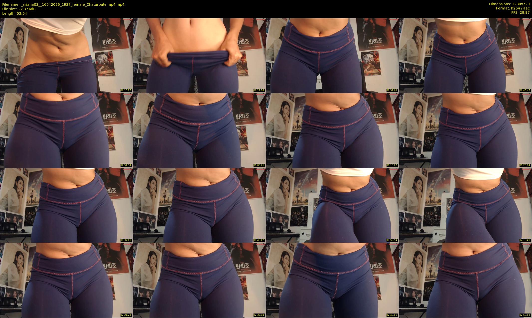 _ariana03_ — 4 minute Chaturbate female cam show recording, 720p, Apr 16, 2026