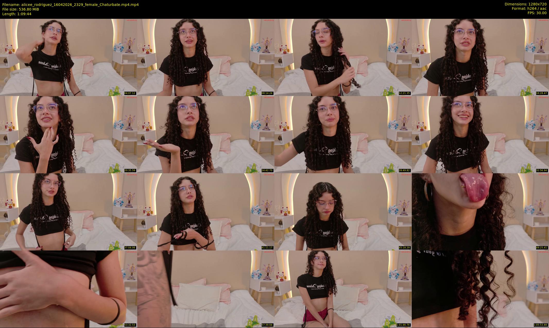 alicee_rodriguez — 70 minute Chaturbate female cam show recording, 720p, Apr 16, 2026