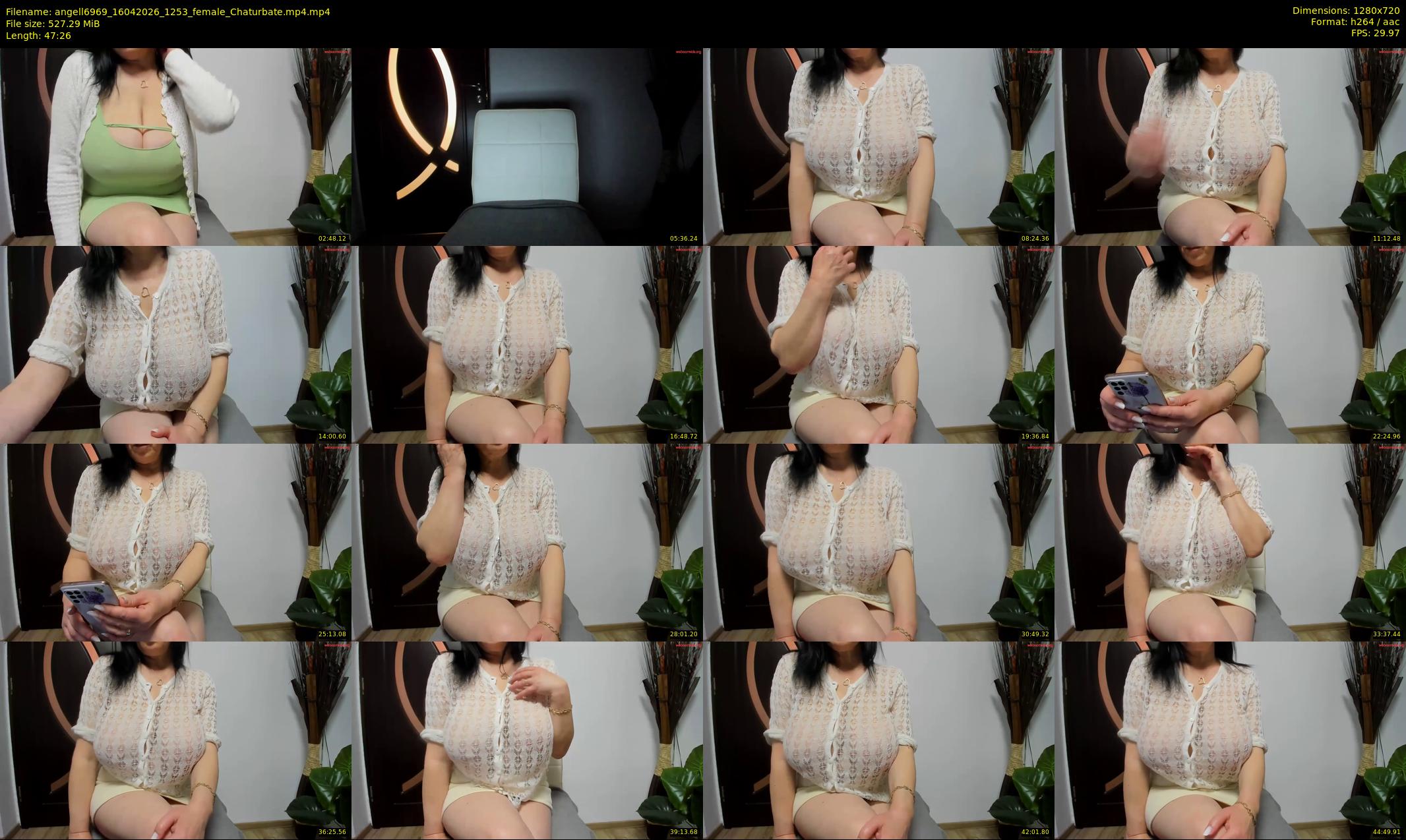 angell6969 — 48 minute Chaturbate female cam show recording, 720p, Apr 16, 2026