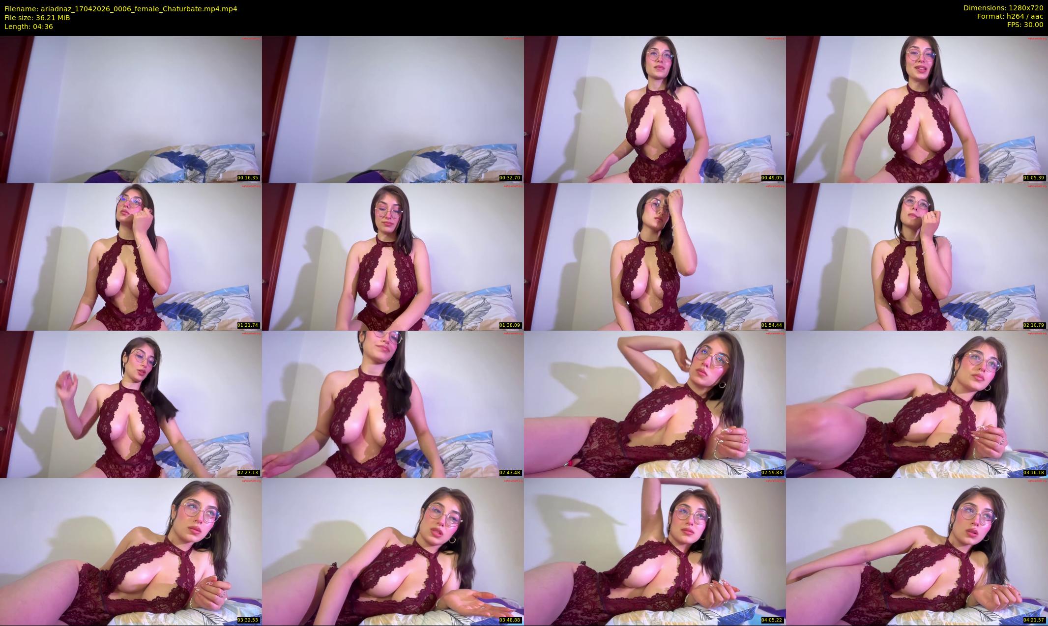 ariadnaz — 5 minute Chaturbate female cam show recording, 720p, Apr 17, 2026