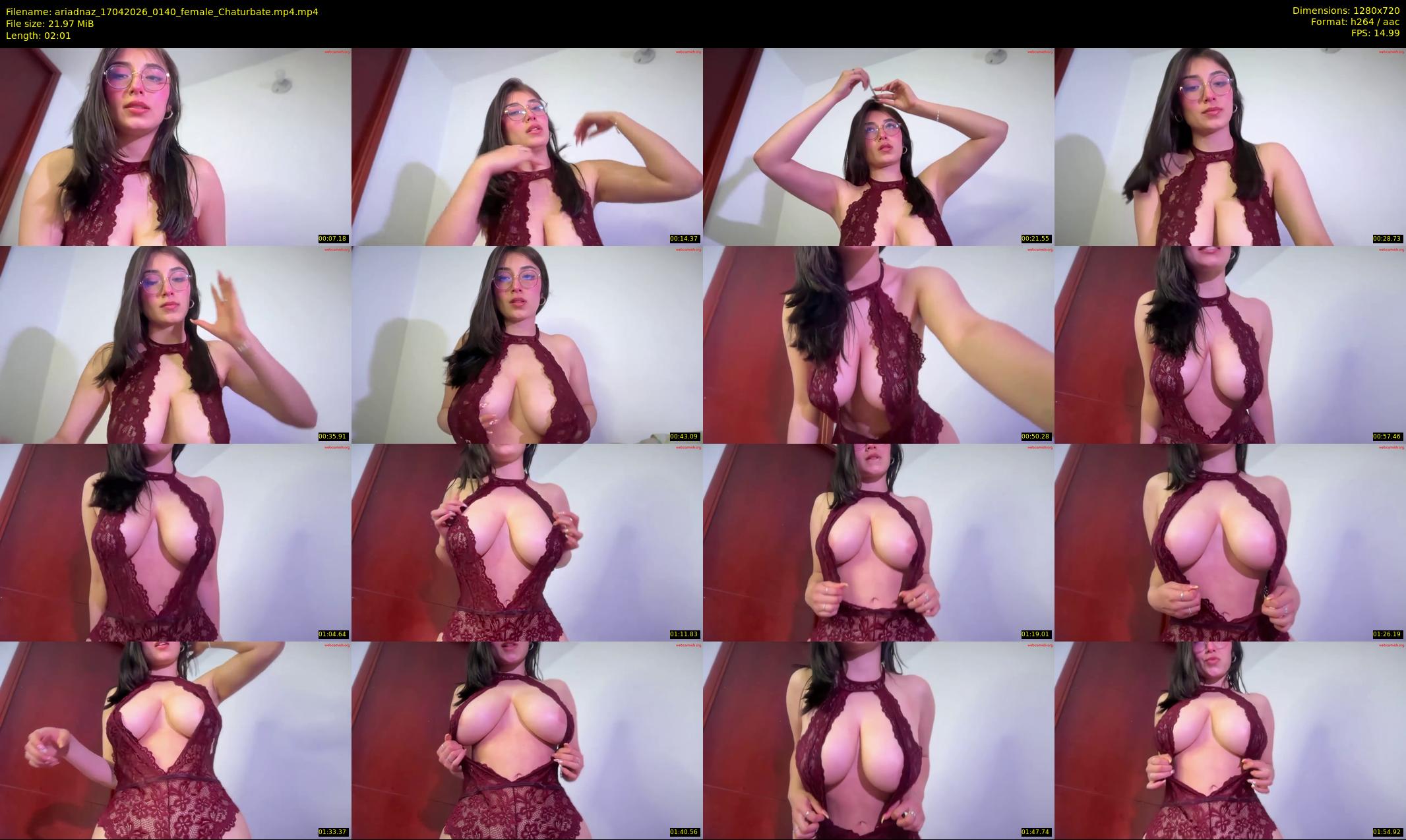 ariadnaz — 3 minute Chaturbate female cam show recording, 720p, Apr 17, 2026