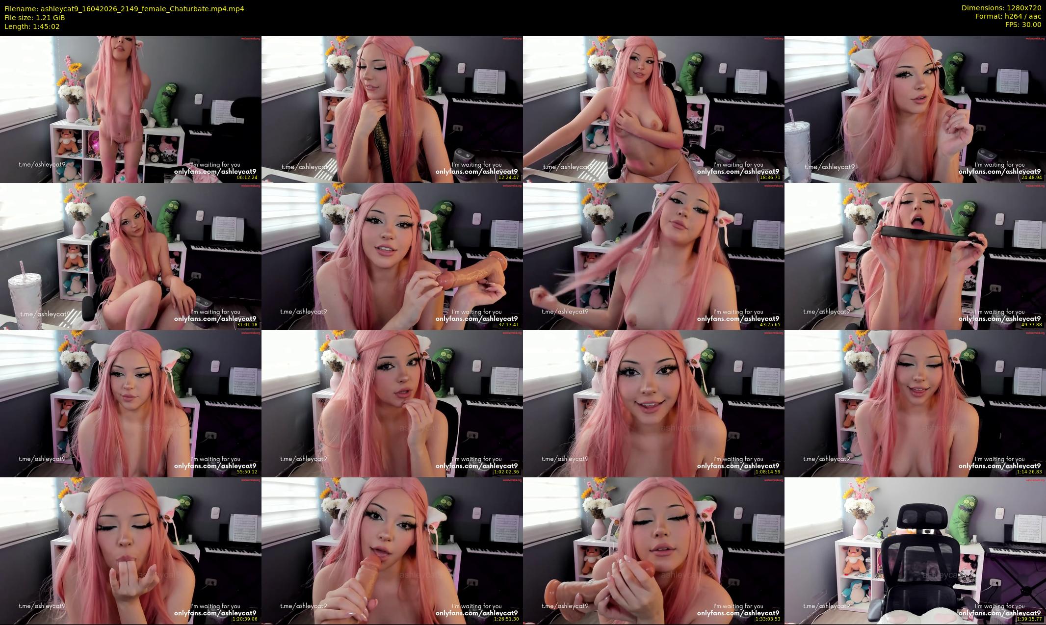 ashleycat9 — 106 minute Chaturbate female cam show recording, 720p, Apr 16, 2026