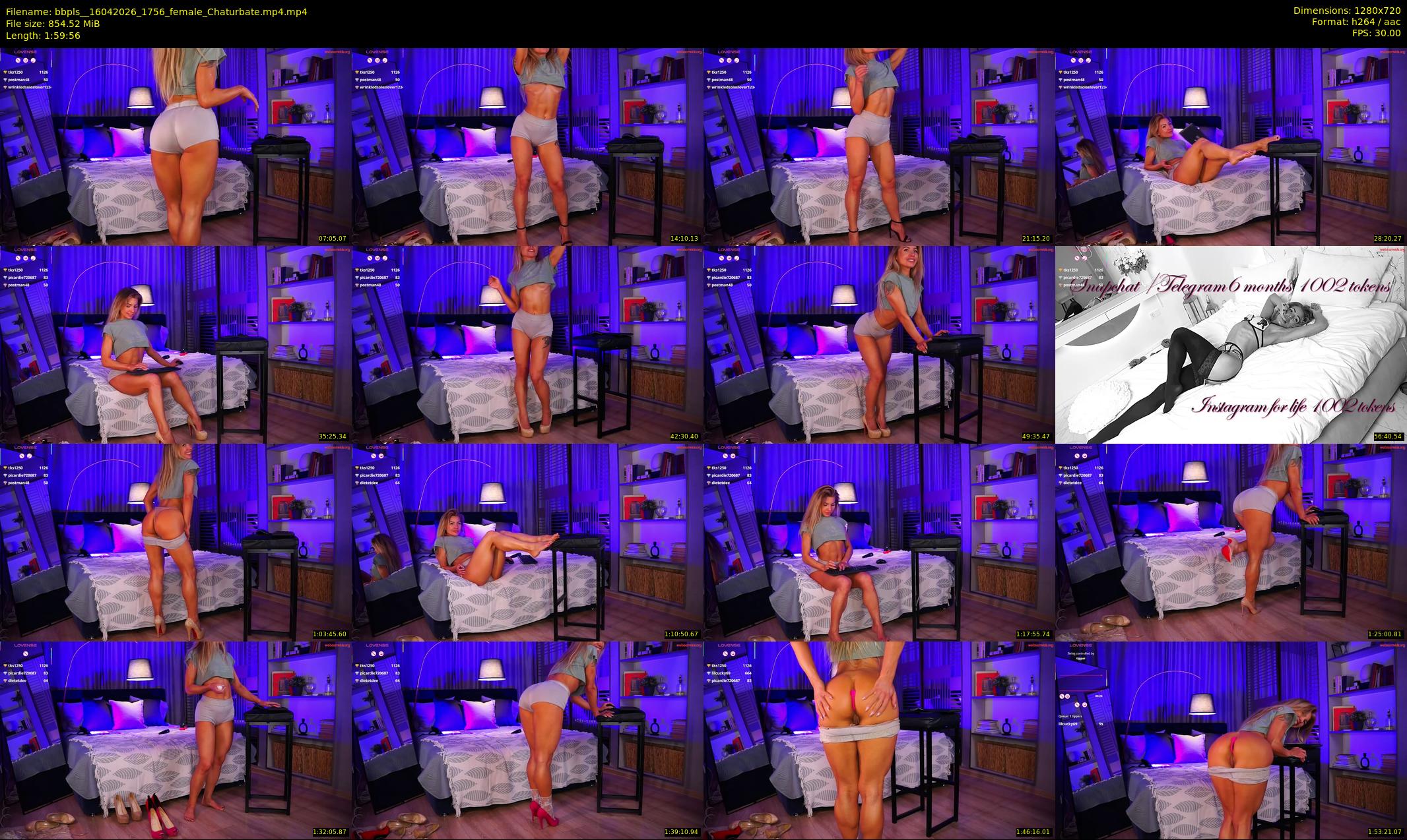 bbpls_ — 120 minute Chaturbate female cam show recording, 720p, Apr 16, 2026