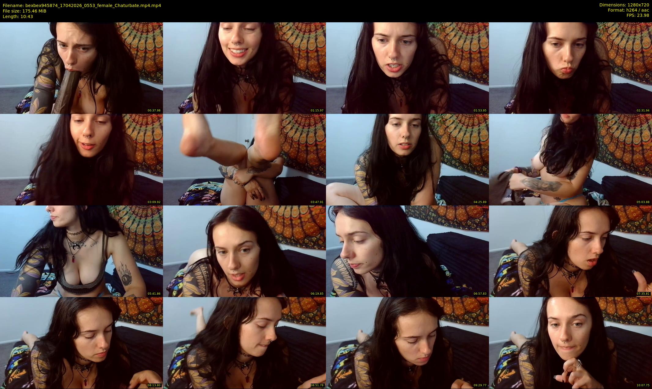 bexbex945874 — 11 minute Chaturbate female cam show recording, 720p, Apr 17, 2026