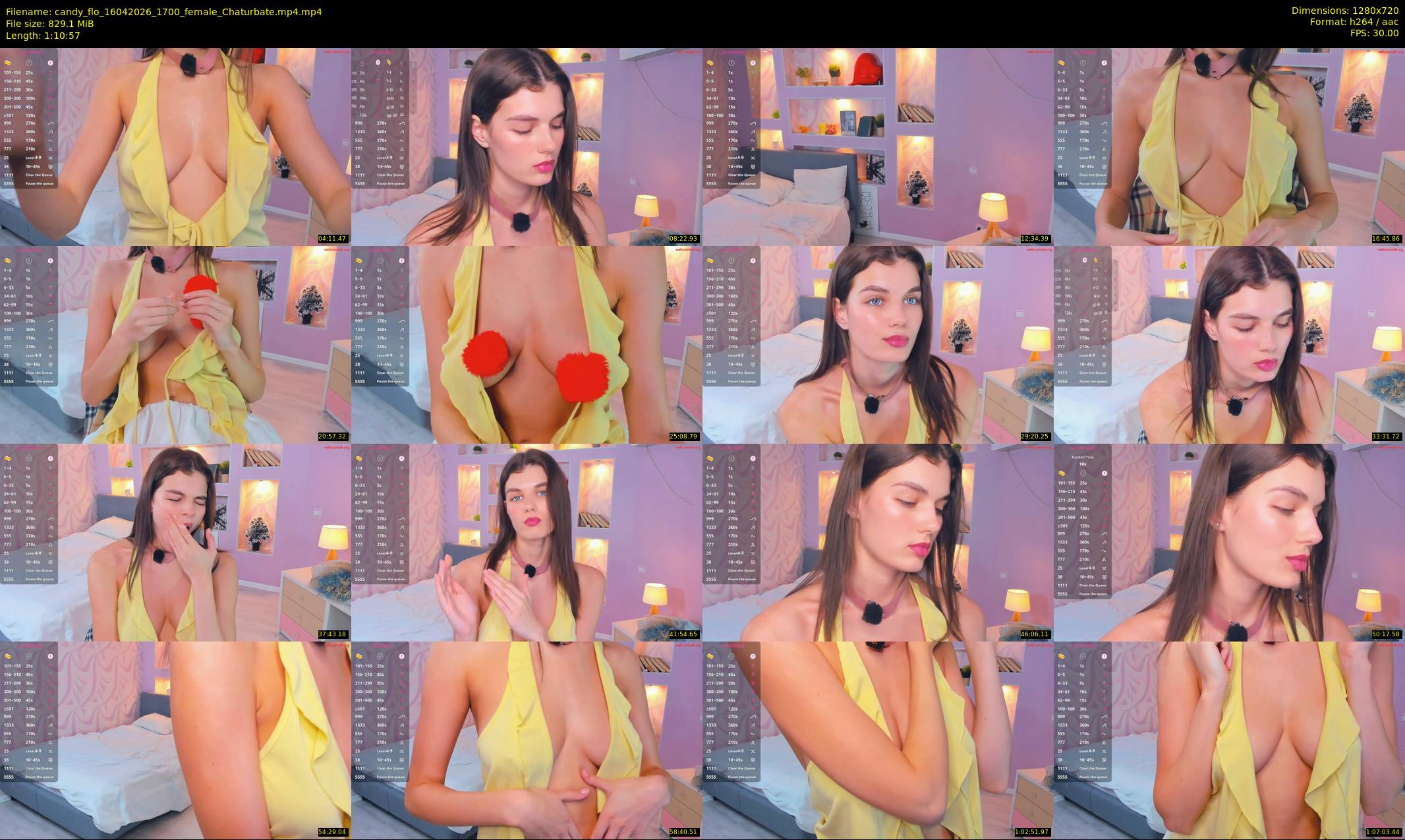 candy_flo — 71 minute Chaturbate female cam show recording, 720p, Apr 16, 2026